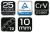 NEO TOOLS Racsnis csillag-villáskulcs 10mm 25 év garanciával 09-064
