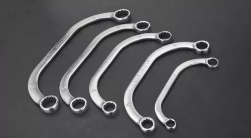 NEO TOOLS CSILLAGKULCS KÉSZLET HAJLÍTOTT 5 RÉSZES 9-12 13-15 14-17 16-18 19-22MM 25 év garanciával 09-176