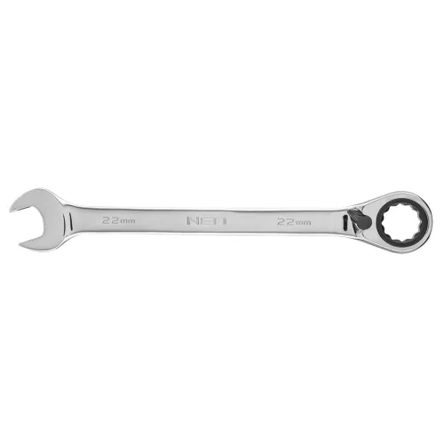 NEO TOOLS Racsnis csillag-villáskulcs 22mm 25 év garanciával 09-334