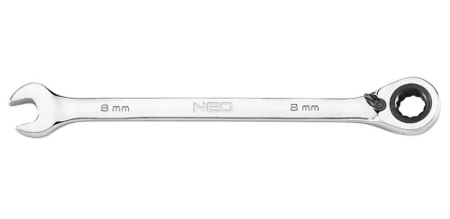 NEO TOOLS Racsnis csillag-villáskulcs készlet 12db, 8-19mm 25 év garanciával 09-345