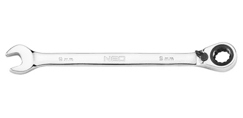 NEO TOOLS Racsnis csillag-villáskulcs készlet 12db, 8-19mm 25 év garanciával 09-345