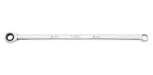 NEO TOOLS Racsnis hosszú csillagkulcs készlet 6db, 8-19mm 09-370