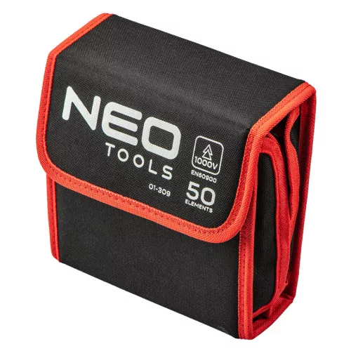 NEO TOOLS Csavarhúzó készlet 1000V, szigetelt, 50db 01-309