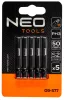 NEO TOOLS Torziós ütvecsavarozó bitek S2, 50mm, PH3, 5db 09-577
