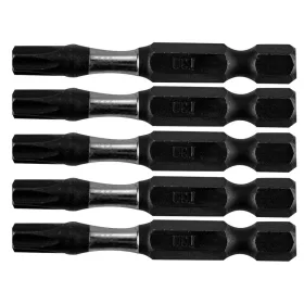   NEO TOOLS Torziós ütvecsavarozó bitek S2, 50mm, T30, 5db 09-587