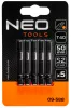 NEO TOOLS Torziós ütvecsavarozó bitek S2, 50mm, T40, 5db 09-588