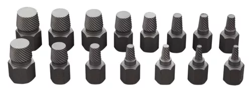 NEO TOOLS Törtcsavar-kihajtó készlet, 1/2", 15db, 3-14mm (M6-M24) 25 év garanciával 09-607