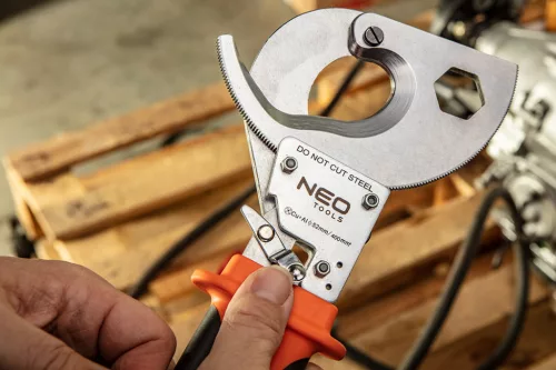 NEO TOOLS Kábelvágó, racsnis, 400mm2 25 év garanciával 01-401
