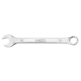   NEO TOOLS Csillag-villáskulcs 15 x 190mm, CrV, DIN3113 25 év garanciával 09-659