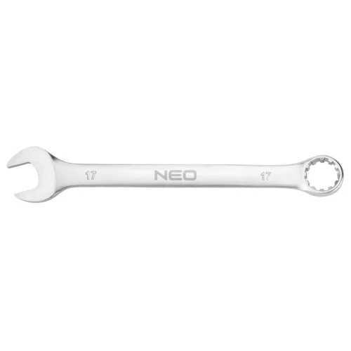 NEO TOOLS Csillag-villáskulcs 17 x 210mm, CrV, DIN3113 25 év garanciával 09-661