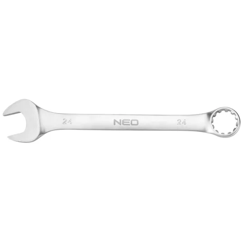 NEO TOOLS Csillag-villáskulcs 24 x 280mm, CrV, DIN3113 25 év garanciával 09-668