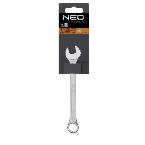 NEO TOOLS Csillag-villáskulcs 6x100mm, CrV, DIN3113 25 év garanciával 09-706