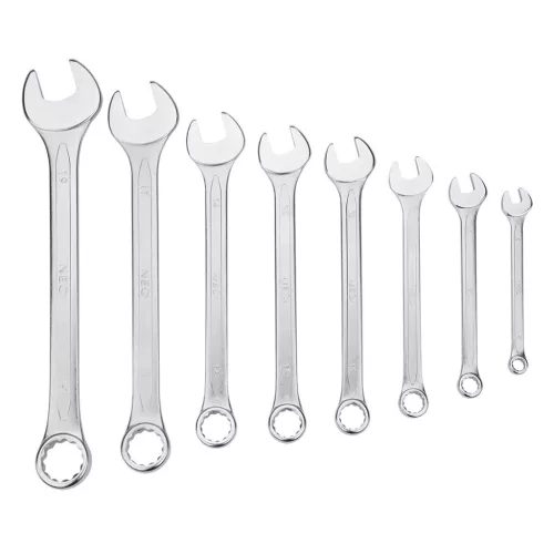 NEO TOOLS Csillag-villáskulcs készlet 6-19mm, 8db 25 év garanciával 09-751
