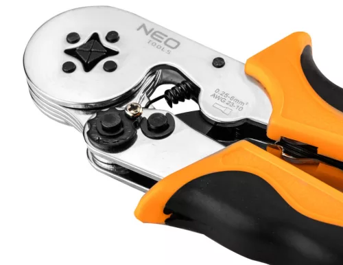 NEO TOOLS Krimpelő-, érvéghüvelyfogó 0.25 - 6mm2 25 év garanciával 01-507