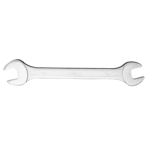 NEO TOOLS Villáskulcs 14x15mm, CrV, DIN3110 25 év garanciával 09-814