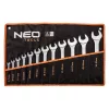 NEO TOOLS VILLÁSKULCS KÉSZLET 6-32MM 12db 25 év garanciával 09-852