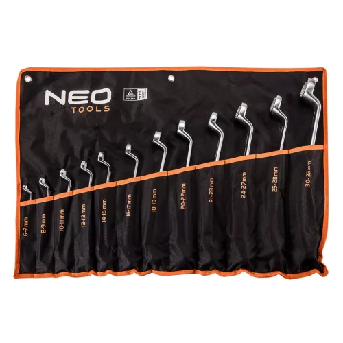 NEO TOOLS CSILLAGKULCS KÉSZLET HAJLÍTOTT 12db 6-32mm 25 év garanciával 09-952