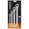 NEO TOOLS CSILLAGKULCS KÉSZLET TORX 4db, T6-T24 25 év garanciával 09-980