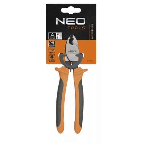 NEO TOOLS KÁBELVÁGÓ FOGÓ 160MM 25 év garanciával 01-513