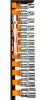 NEO TOOLS Dugókulcskészlet 14db, 1/4" 25 év garanciával 10-000