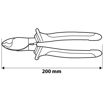 NEO TOOLS KÁBELVÁGÓ FOGÓ 200MM 25 év garanciával 01-514