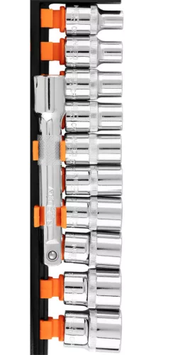 NEO TOOLS Dugókulcskészlet 1/2", 12db 25 év garanciával 10-030
