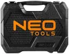 NEO TOOLS Dugókulcskészlet + bitkészlet 1/2", 58db 25 év garanciával 10-042