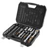 NEO TOOLS Dugókulcskészlet + bitkészlet 1/2", 1/4", 73db 25 év garanciával 10-054