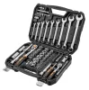 NEO TOOLS Dugókulcskészlet + szerszámkészlet 1/2", 1/4", 82db 25 év garanciával 10-059