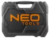 NEO TOOLS Dugókulcskészlet + szerszámkészlet 1/2", 1/4", 82db 25 év garanciával 10-059