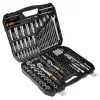NEO TOOLS Dugókulcskészlet + szerszámkészlet 1/4", 3/8", 1/2", 219db 25 év garanciával 10-076