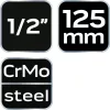NEO TOOLS Hosszabító szár ütvecsavarozókhoz 1/2" 125mm 10-252