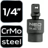 NEO TOOLS Csuklós toldó ütvecsavarozókhoz 1/4" 10-253
