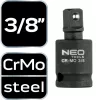 NEO TOOLS Csuklós toldó ütvecsavarozókhoz 3/8" 10-254