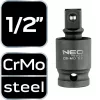 NEO TOOLS Csuklós toldó ütvecsavarozókhoz 1/2" 10-255