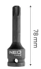NEO TOOLS Torziós bit ütvecsavarozókhoz 1/2" T60 10-263
