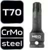 NEO TOOLS Torziós bit ütvecsavarozókhoz 1/2" T70 10-264