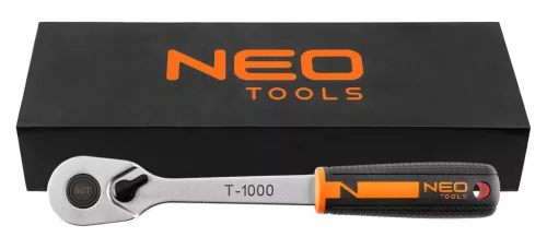 NEO TOOLS Racsnis kulcs 1/2" , 90 fog, T-1000,  25 év garanciával 10-300