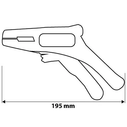 NEO TOOLS Kábelcsupaszító fogó 195mm, autómata 01-519