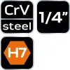 NEO TOOLS Imbusz dugókulcs 1/4" 87mm H7 10-332