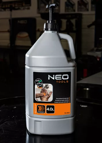 NEO TOOLS Kéztisztító paszta 4 l, ragasztó, gyanta, szilikon, lakk, festék, poliuretán hab és polimer 10-402