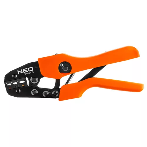 NEO TOOLS Krimpelő-, érvéghüvelyfogó, 5 pofával 25 év garanciával 01-537