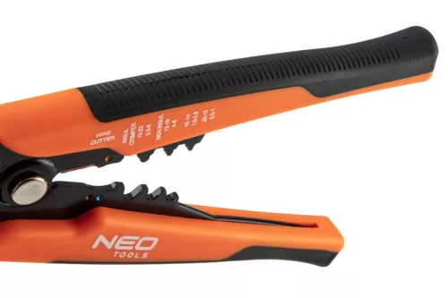 NEO TOOLS Kábelcsupaszító fogó 200MM, autómata 01-540