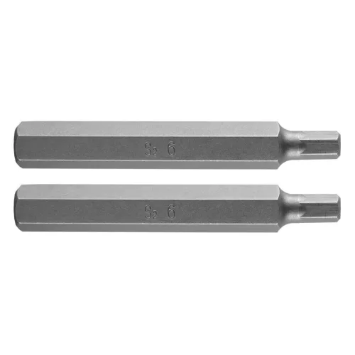 NEO TOOLS Imbusz bit, 3/8", 6x75mm, S2, 2db 10-982