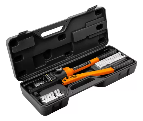 NEO TOOLS Hidraulikus krimpelő-, érvéghüvelyfogó, 16-300mm, 12t 01-543