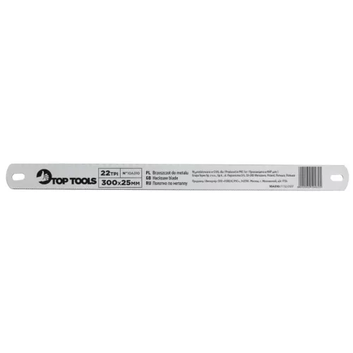 Top Tools FÉMFŰRÉSZLAP 300X25MM KÉTOLDALAS 10A310
