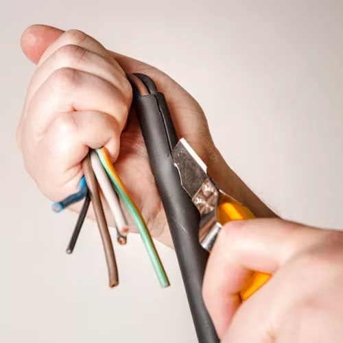 NEO TOOLS Kábelcsupaszító, kampós pengével 01-547