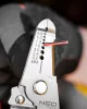NEO TOOLS Krimpelő-, kábelsaru fogó, 6az1ben, 0,8-3,2mm 01-549
