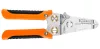 NEO TOOLS Krimpelő-, kábelsaru fogó, 6az1ben, 0,8-3,2mm 01-549