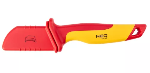 NEO TOOLS KÁBELVÁGÓ KÉS 1000V, 180MM, SZIGETELT, KAMPÓS PENGE 01-553